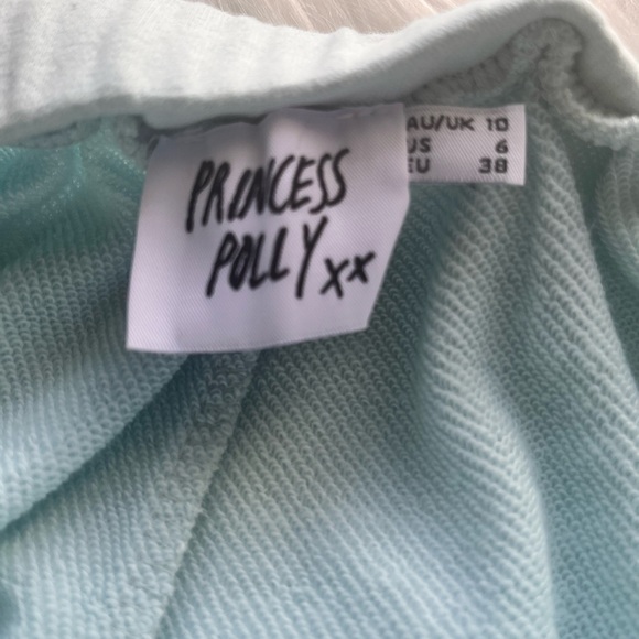 Princess Polly Sophie Baby Blue Lounge Shorts - Picture 3 of 7